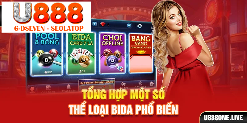 Tổng hợp một số thể loại Bida phổ biến